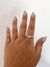 Anillo v classic plata - tienda online