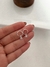 Argollas Clari micropavé 1 cm plata (par) - tienda online
