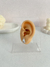 Aros Milán mini 1,2 cm acero blanco (par) en internet