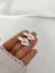 Aros Drop fiesta acero blanco (par) - comprar online