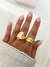 Anillo Carol acero dorado - comprar online