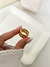 Anillo Helena acero dorado - Alaris Accesorios