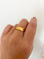Anillo Adele acero dorado - comprar online