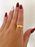 Anillo Adele acero dorado - Alaris Accesorios