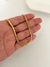 Imagen de Cadena chata gruesa acero dorado