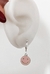 Argollas Smile rosa acero blanco (par) - comprar online