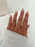 Anillo Dana corazones acero dorado en internet