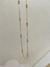 Collar Hanna acero dorado - Alaris Accesorios