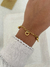 Pulsera Frida corazones acero dorado - comprar online