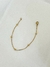 Pulsera Olivia acero dorado - tienda online