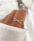 Anillo Cruzado regulable plata