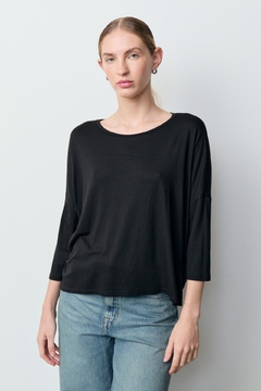 Remera Manga 3/4 Básica Crepe / Ver - Azzaro Lanús