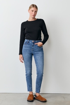 Jean Skinny High Waist Índigo Claro / Ver - comprar online