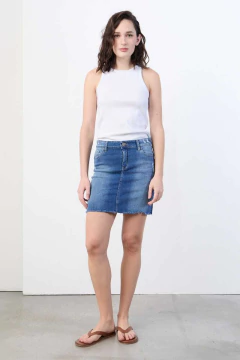 Falda Denim Clásica /Ver