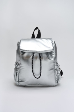 Mochila Puffer Metalizada/ Ver