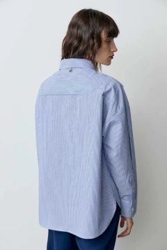 Camisa Rayada con Strass / Ver en internet