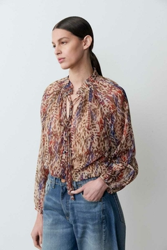 Camisa Gasa con Lurex / Ver - Azzaro Lanús