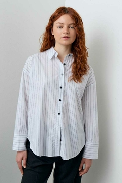 Camisa Poplin Rayada / Ver - comprar online