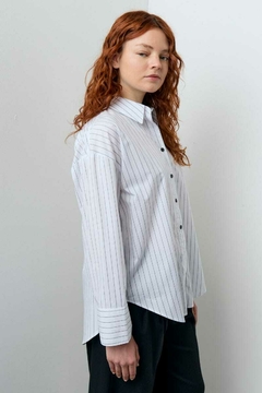 Camisa Poplin Rayada / Ver - Azzaro Lanús