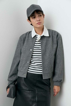 Campera Bomber Paño / Ver - tienda online