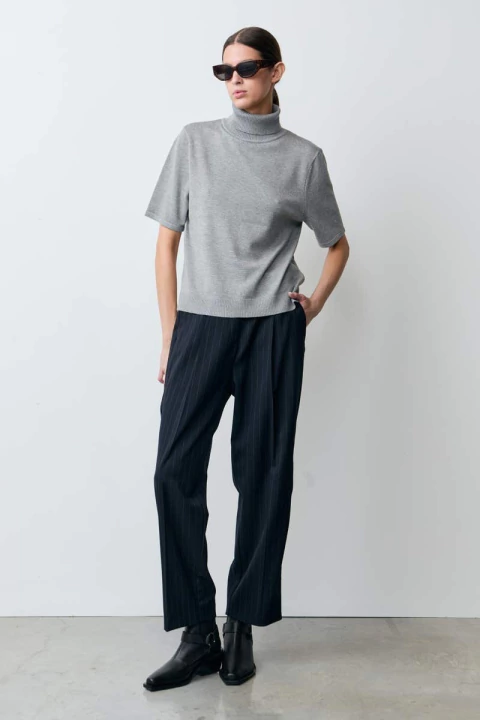 Pantalón Twill Sastrero Rayado/ Ver