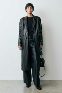Pantalon Ecocuero Ancho / Ver