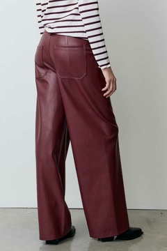 Imagen de Pantalon Ecocuero Ancho / Ver