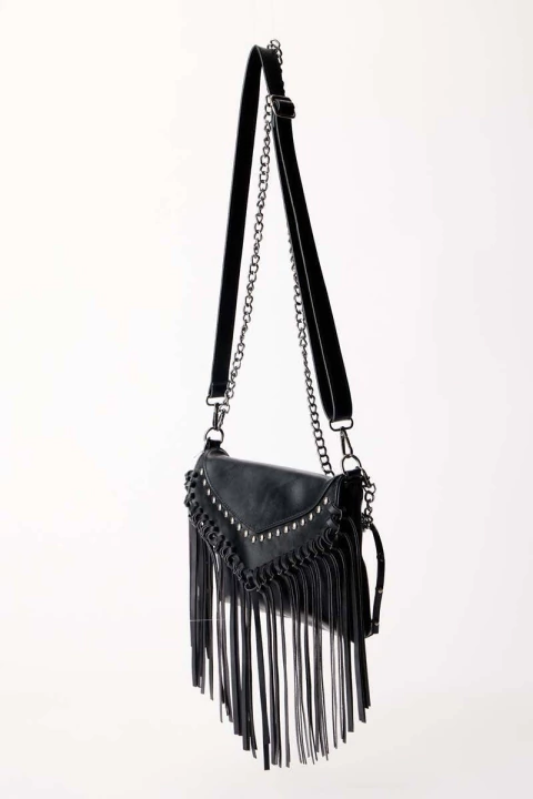 Cartera Ecocuero Flecos / VER