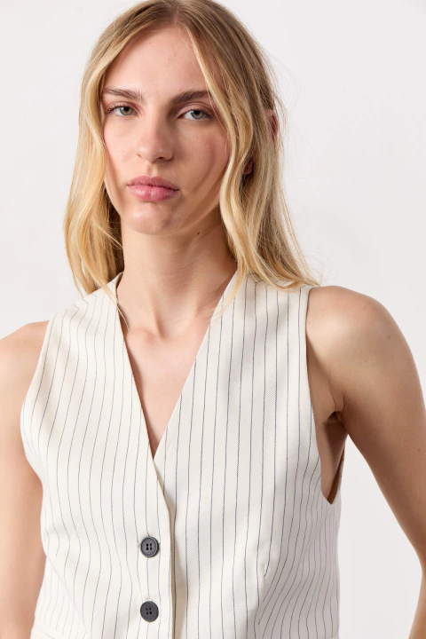 Chaleco Sastrero Rayado / VER