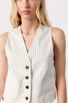 Chaleco Sastrero Rayado / VER - comprar online