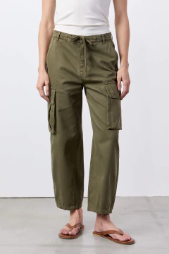 Pantalón Cargo Tencel/ Ver - comprar online