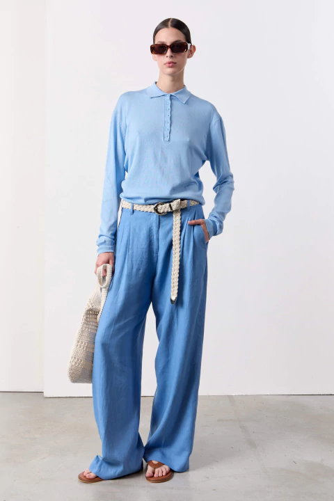 Pantalón Sastrero Celeste / VER