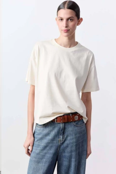 Remera Amplia con Rib/ VER - tienda online