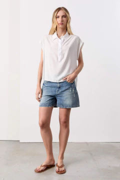 Imagen de Remera Cuello Camisero Sedita /VER