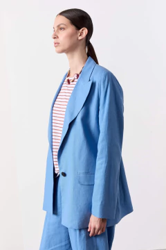 Saco Lino Celeste / VER - comprar online