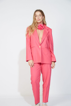 Saco Lino Liso Fucsia | Ver - comprar online