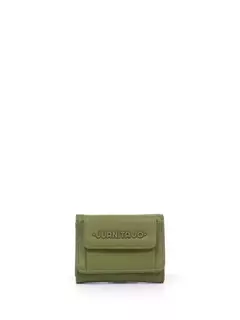 Billetera Verde Pequeña Con Bolsillo Externo/ Juanita Jo - comprar online