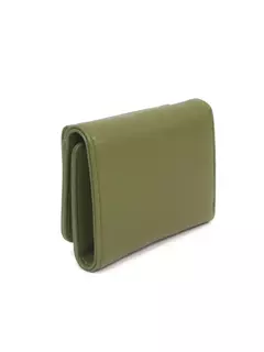 Billetera Verde Pequeña Con Bolsillo Externo/ Juanita Jo - Azzaro Lanús