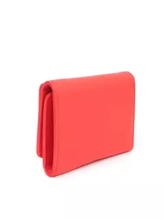 Billetera Naranja Pequeña Con Bolsillo Externo/ Juanita Jo - comprar online