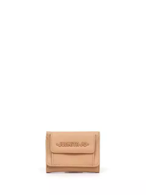 Billetera Camel Pequeña Con Bolsillo Externo/ Juanita Jo