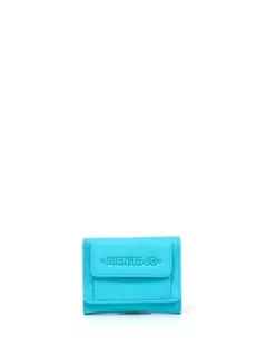 Billetera Verde Pequeña Con Bolsillo Externo/ Juanita Jo - tienda online
