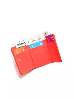 Billetera Verde Pequeña Con Bolsillo Externo/ Juanita Jo - Azzaro Lanús