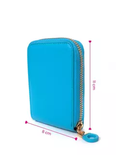 Tarjetero Turquesa Abanico/Juanita Jo - comprar online