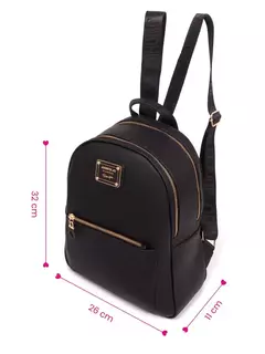 Mochila Negra Ayse/ JUANITA JO - comprar online