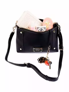 Bandolera Negra Olivia/ JUANITA JO - tienda online