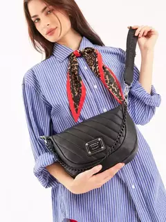 Cartera De Hombro Negra Andes/ juanita jo - comprar online