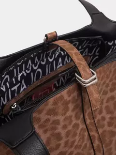 Cartera Negra Grande Marta / JUANITA JO - comprar online