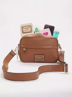 Bandolera Marron Jazmín/ JUANITA JO - Azzaro Lanús