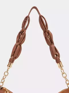 Cartera De Hombro Negra Agos/ JUANITA JO - tienda online
