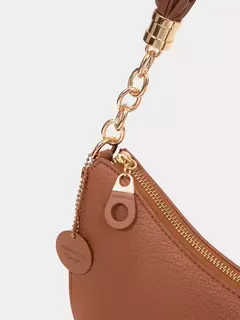 Cartera De Hombro Negra Agos/ JUANITA JO